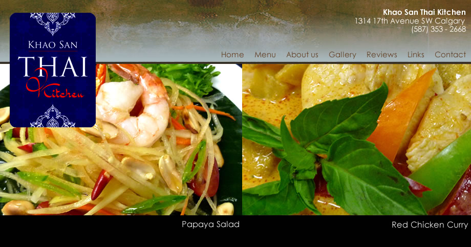 Khao San Thai Kitchen - calgary thai restaurant on 17th ave SW